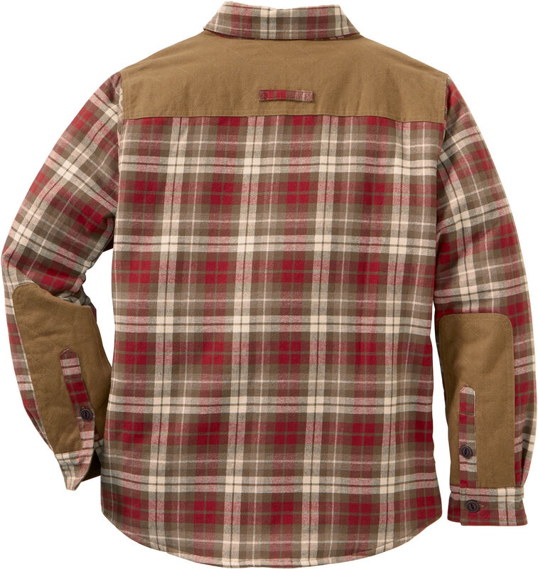 Men's Woodsman Quilted Flannel Shirt Jacket image number 1