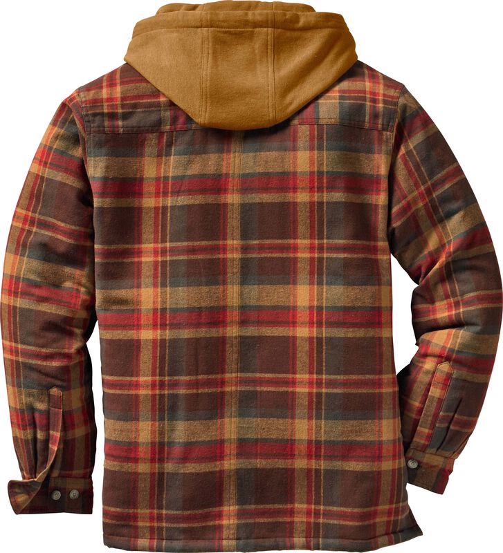 Men's Maplewood Hooded Flannel Shirt Jacket image number 1