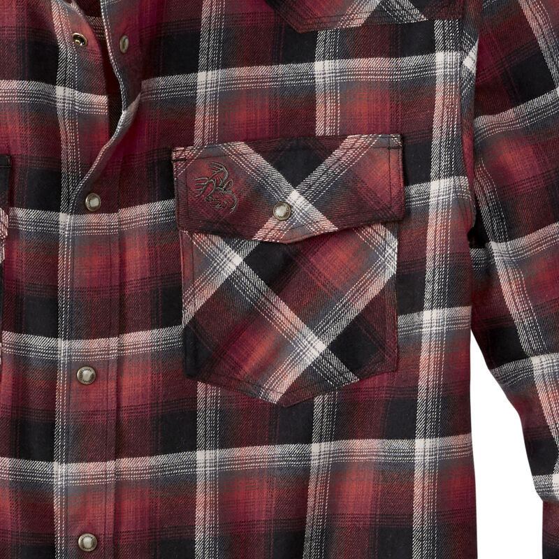 Men's Stockyards Shotgun Western Flannel Shirt image number 2