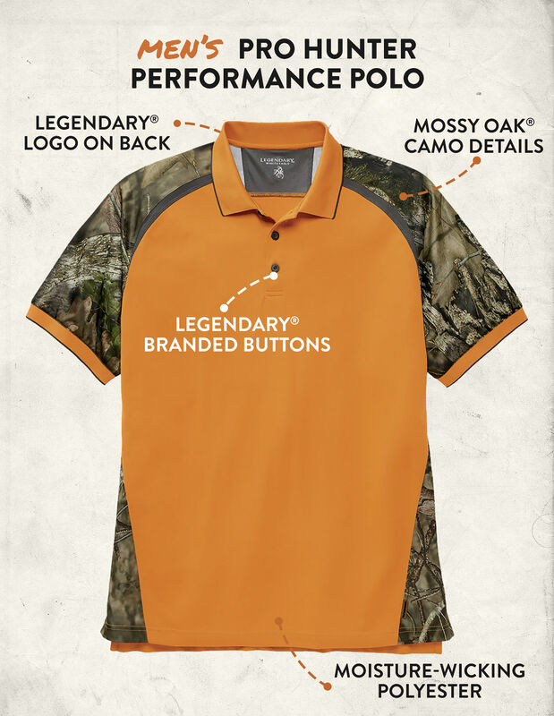 Men's Pro Hunter Performance Polo Shirt image number 3