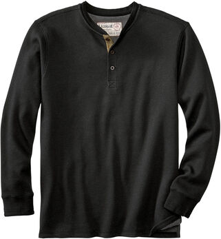 Men's Tough as Buck Double Layer Thermal Henley Shirt