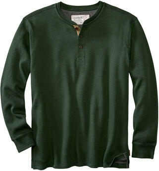 Men's Tough as Buck Double Layer Thermal Henley Shirt