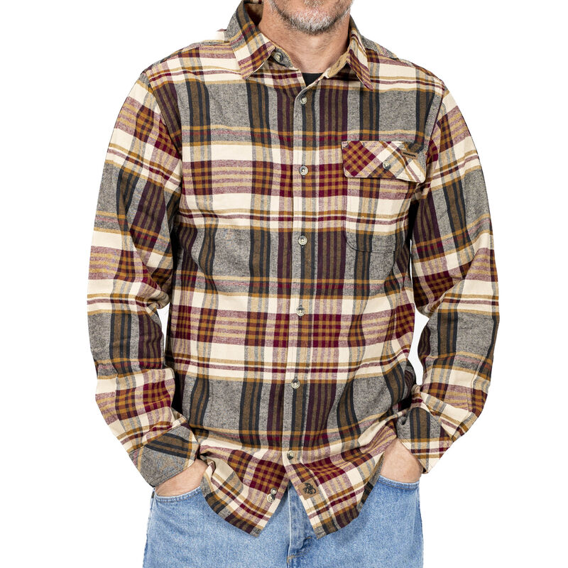 Men's Buck Camp Flannel Shirt image number 3