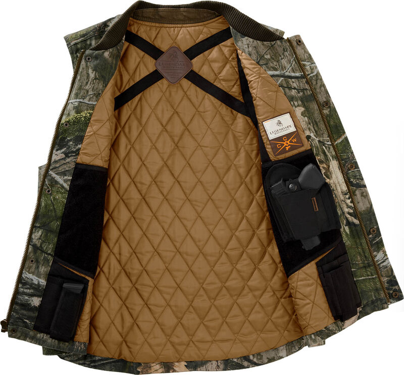 Men's Concealed Carry Canvas Cross Trail Vest image number 2