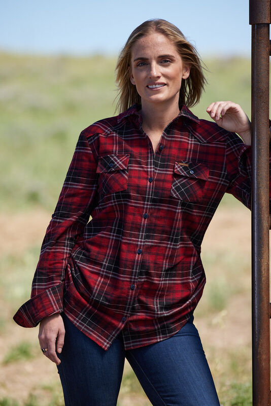 Women's Cinch Flannel Shirt image number 2