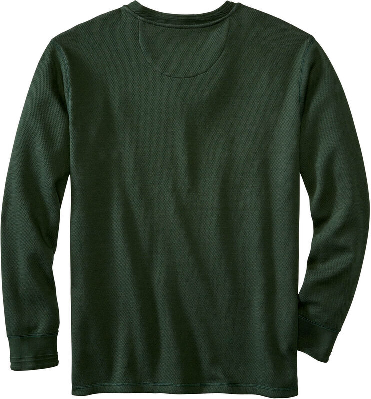 Men's Tough as Buck Double Layer Thermal Henley Shirt image number 1