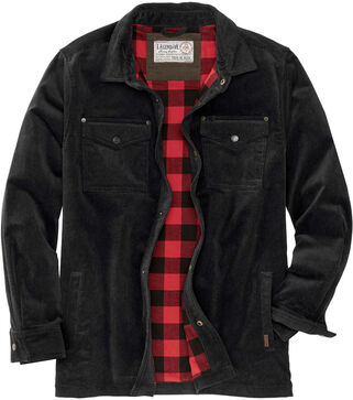 Men's Tough as Buck Flannel Lined Corduroy Shirt Jacket