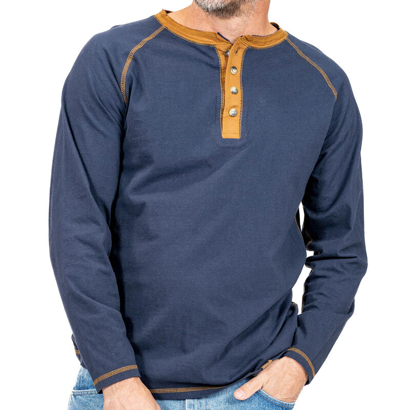Men's Recluse Raglan Henley Shirt image number 2