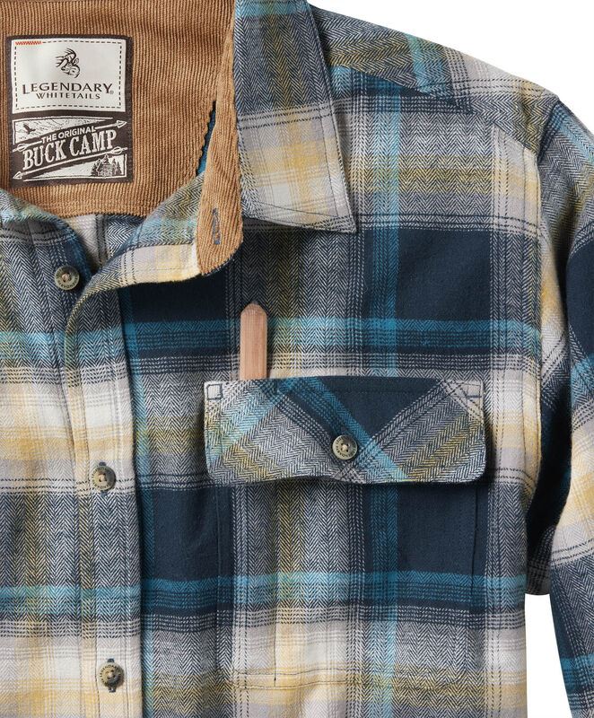 Men's Buck Camp Flannel Shirt image number 2