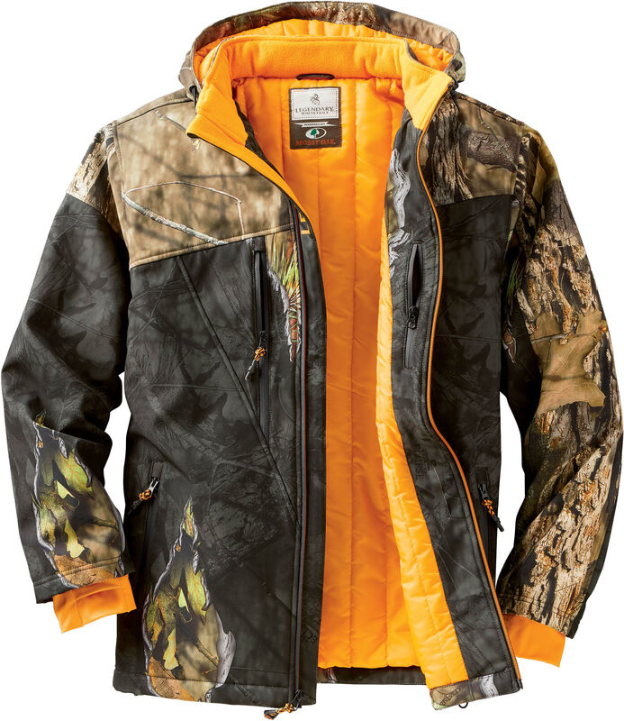 Men's Timber Line Mossy Oak Camo Insulated Softshell Coat image number 2