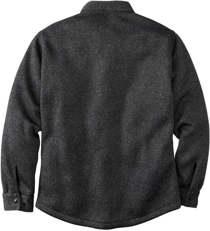 Men's Camp Rebel Sherpa Lined Sweater Fleece Shirt Jacket image number 1