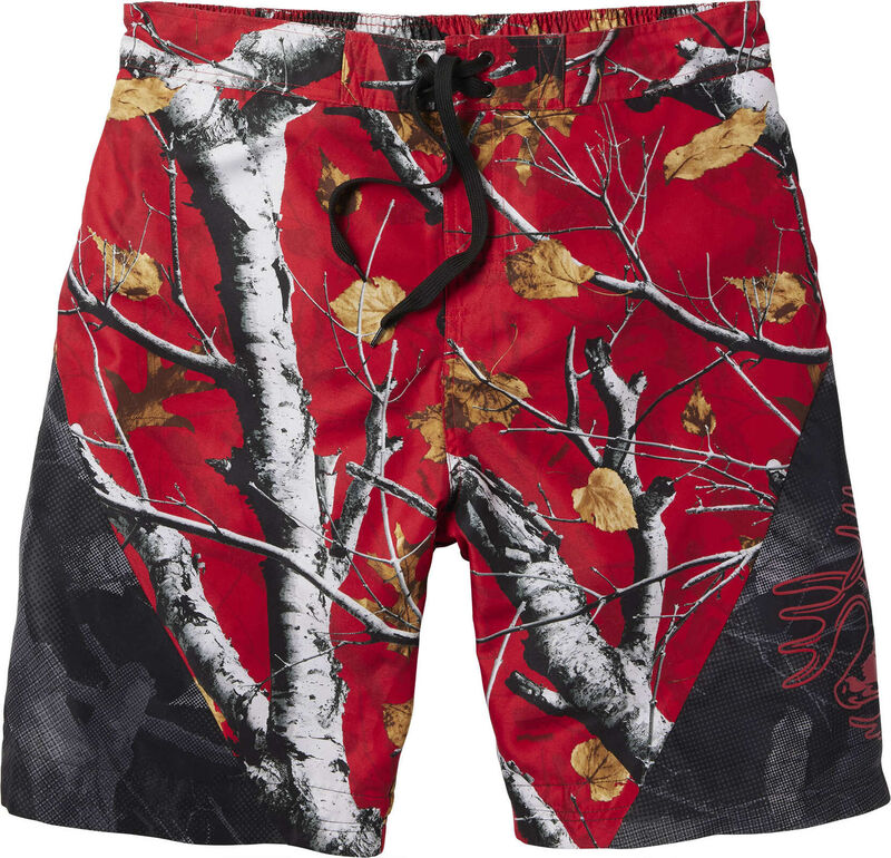 Men's Fully Lined Lakeside Camo Swim Trunks image number 0