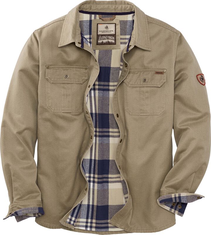 Men's Journeyman Flannel Lined Shirt Jacket image number 0
