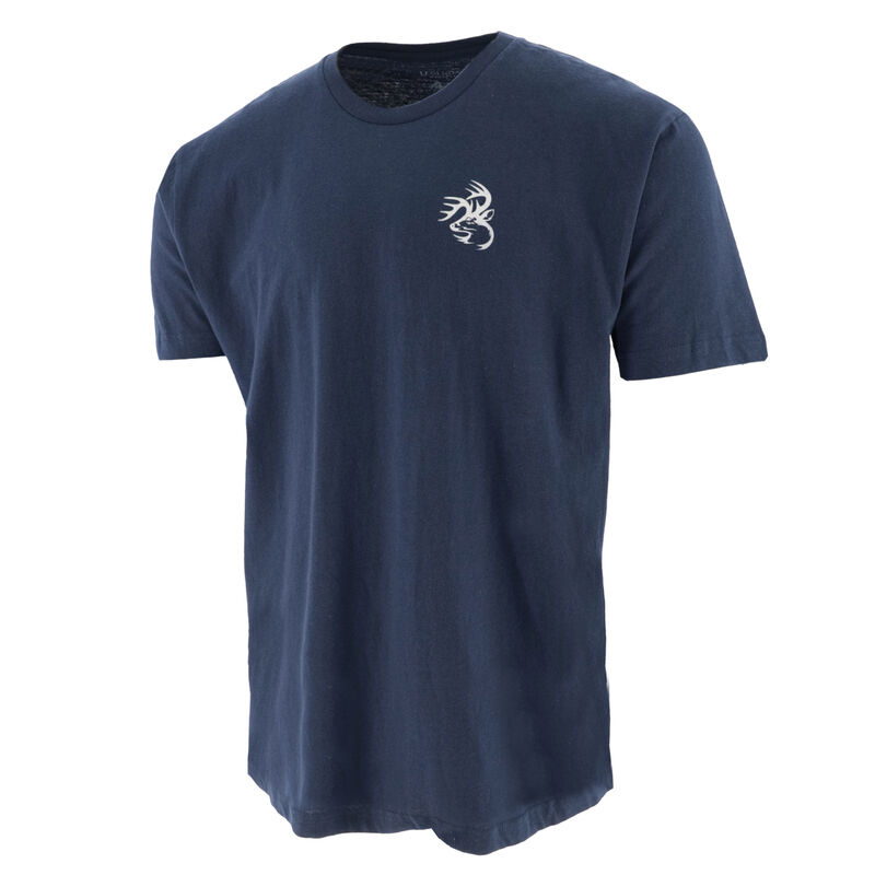 Men's Legendary Whitetails American Deer Navy Short Sleeve T-Shirt image number 1