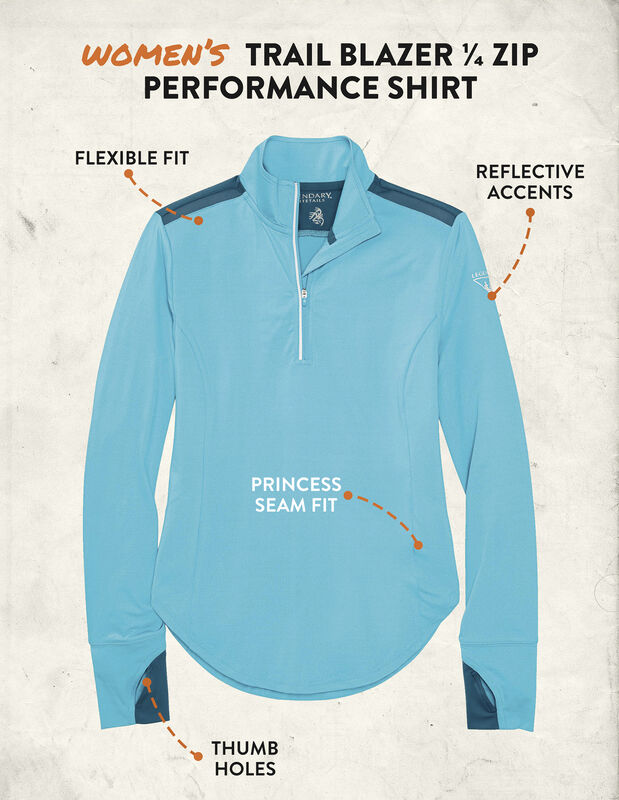 Women's Trail Blazer 1/4 Zip Performance Shirt image number 9