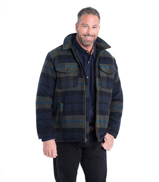 Men's Tough as Buck Outdoorsman Berber Lined Wool Jacket