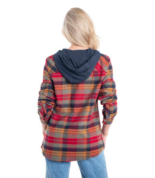 Women's Lumber Jane Hooded Flannel Shirt