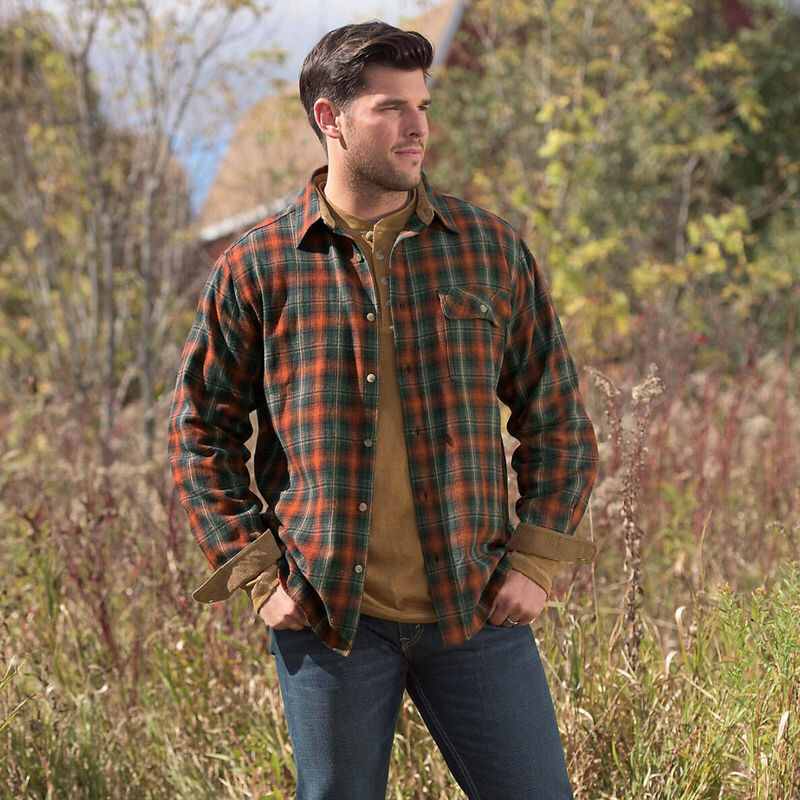 Men's Buck Camp Flannel Shirt image number 4