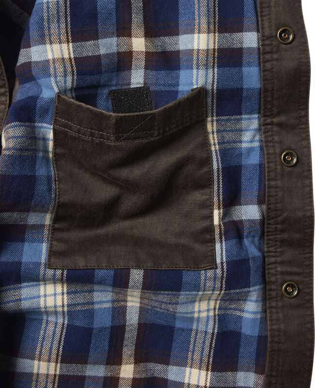 Men's Stockyards Lonestar Waxed Canvas Shirt Jacket image number 2