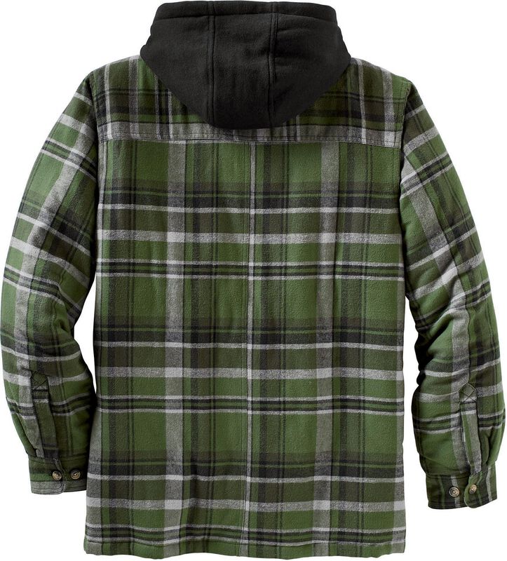 Men's Maplewood Hooded Flannel Shirt Jacket image number 1