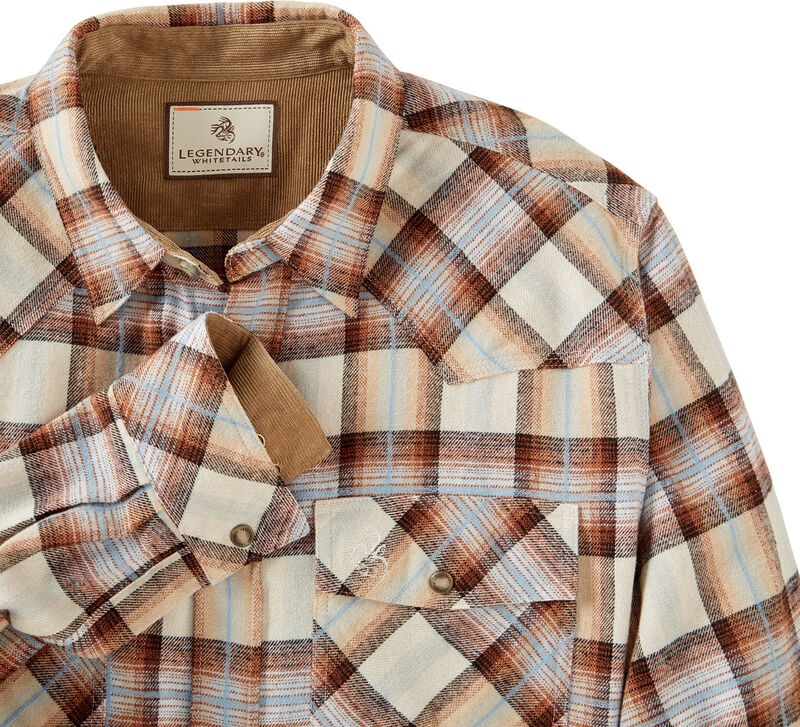 Men's Stockyards Shotgun Western Flannel Shirt image number 3