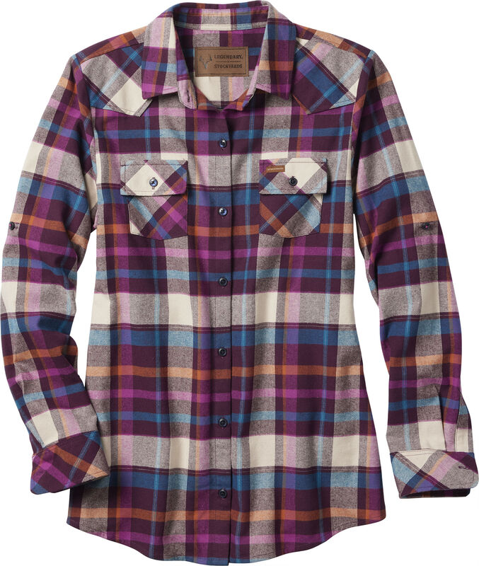 Women's Stockyards Cinch Flannel Shirt image number 0