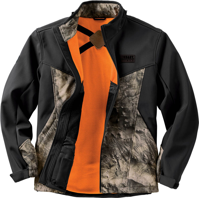 Men's Concealed Carry Mossy Oak Camo Softshell Jacket image number 2