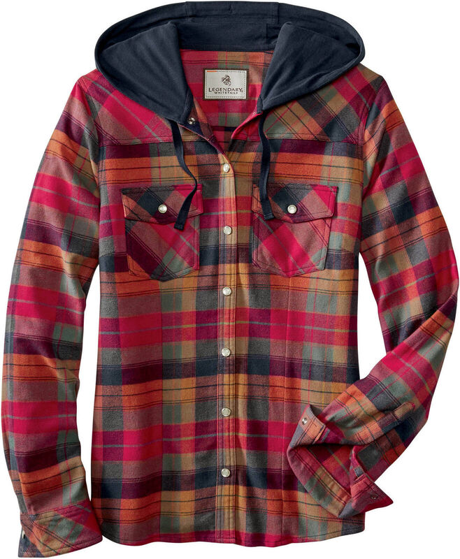 Women's Lumber Jane Hooded Flannel Shirt image number 2