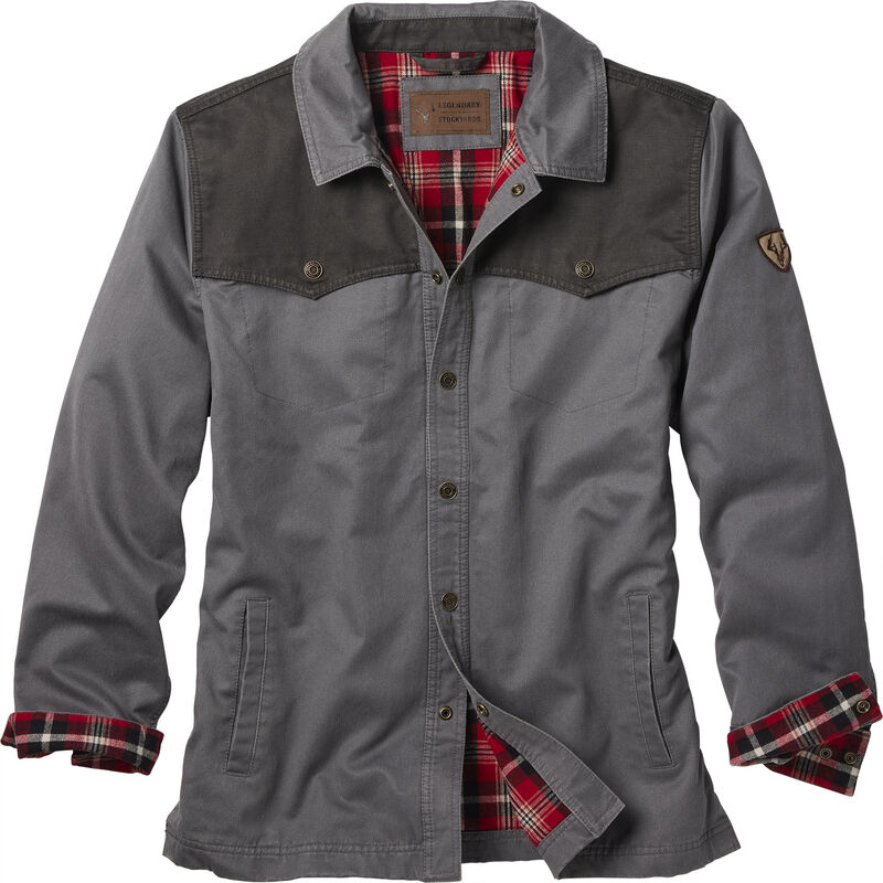 Men's Stockyards Lonestar Waxed Canvas Shirt Jacket image number 0