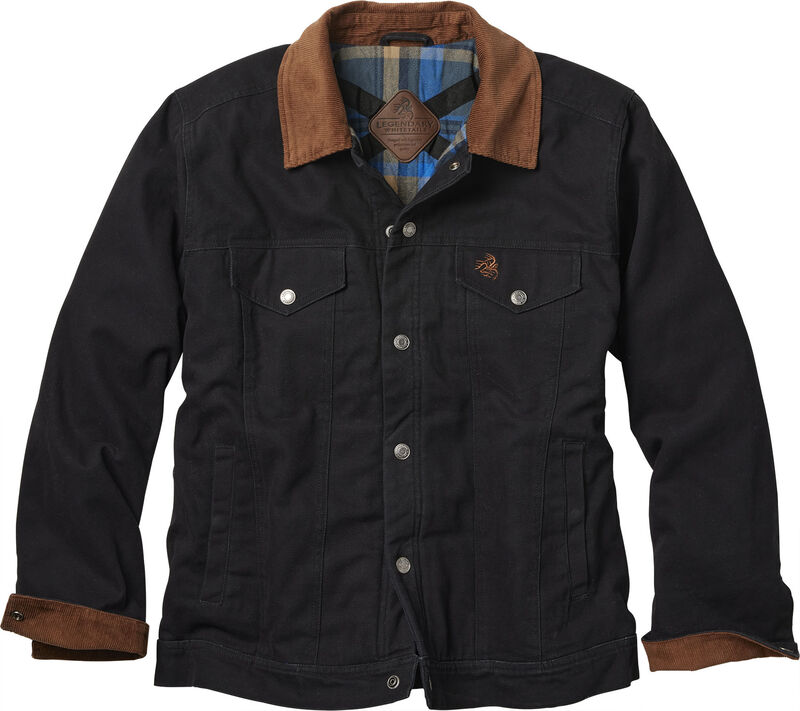 Men's Concealed Carry Hideout Flannel Lined Canvas Jacket image number 0