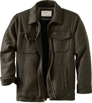 Men's Tough as Buck Outdoorsman Berber Lined Wool Jacket