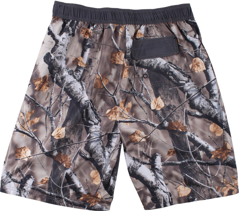 Men's Fully Lined Lakeside Camo Swim Trunks image number 1