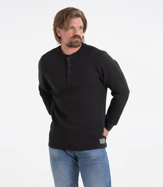 Men's Tough as Buck Double Layer Thermal Henley Shirt