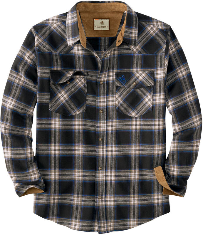 Men's Stockyards Shotgun Western Flannel Shirt image number 0