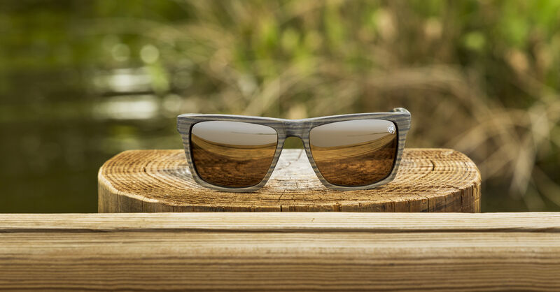 Legendary Customized Wood Tone Sunglasses image number 3