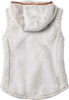 Women's Fuzzy Hide Fleece Hooded Vest