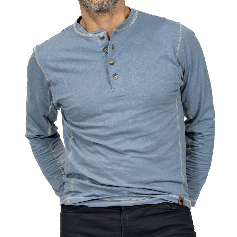 Men's Maverick Slub Henley Shirt image number 2
