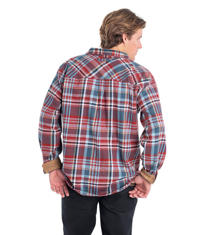 Men's Buck Camp Flannel Shirt image number 3