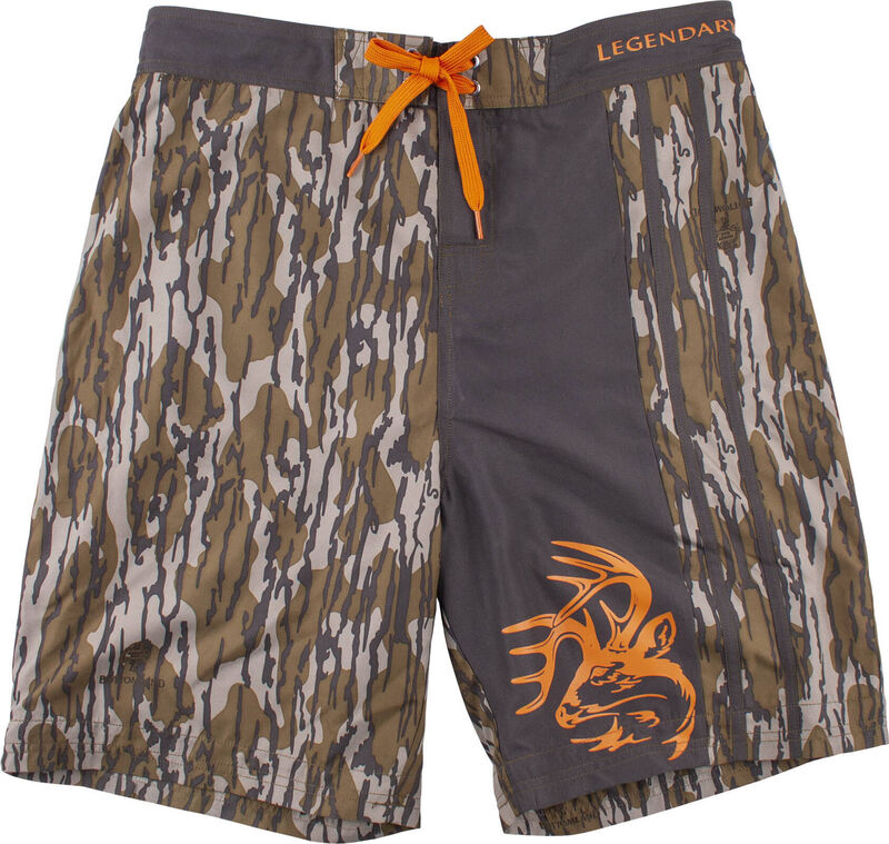 Men's Fully Lined Lakeside Camo Swim Trunks image number 0