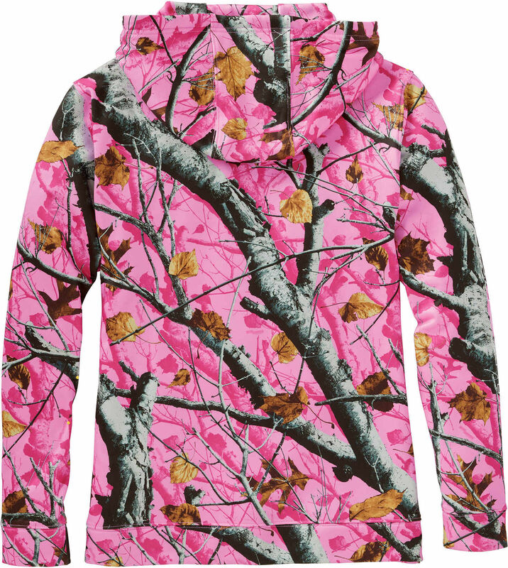 Women's Big Game Camo Power 1/4 Zip Fleece Hoodie image number 1