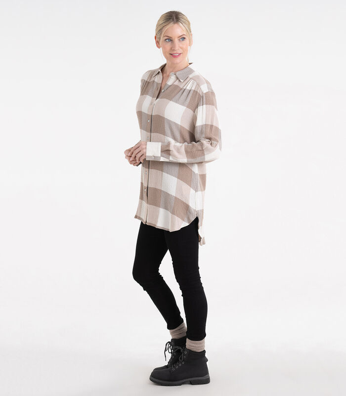 Women's Plus Size Button Down Sleeve Blouse image number 0