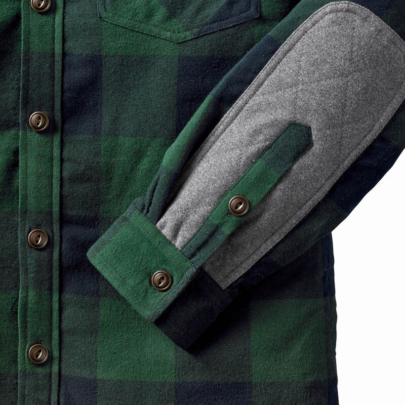 Men's Woodsman Quilted Flannel Shirt Jacket image number 3