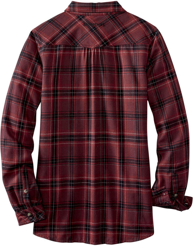Women's Firelight Popover Flannel Tunic Top image number 1