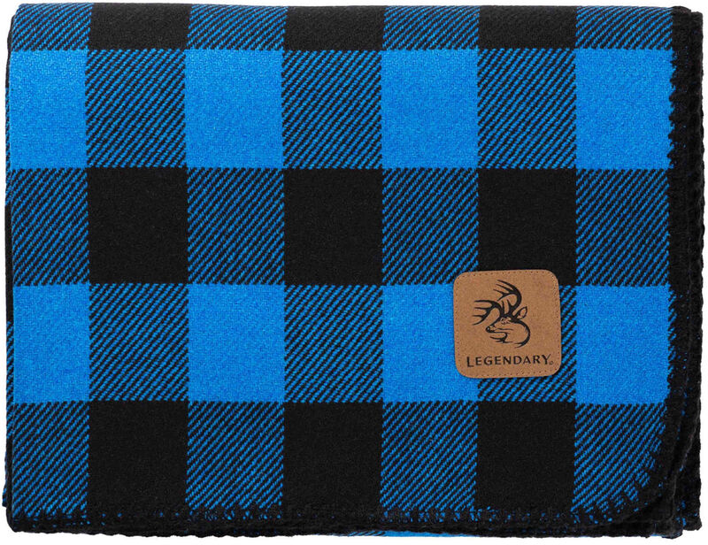 Cozy Wool Plaid Cabin Blanket image number 1