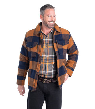 Men's Tough as Buck Outdoorsman Berber Lined Wool Jacket