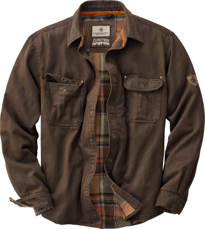 Men's Journeyman Flannel Lined Shirt Jacket image number 1