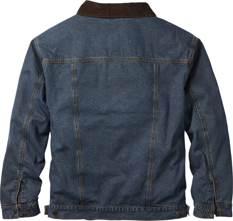Men's Stockyards Cowboy Cut Flannel Lined Denim Jacket image number 1