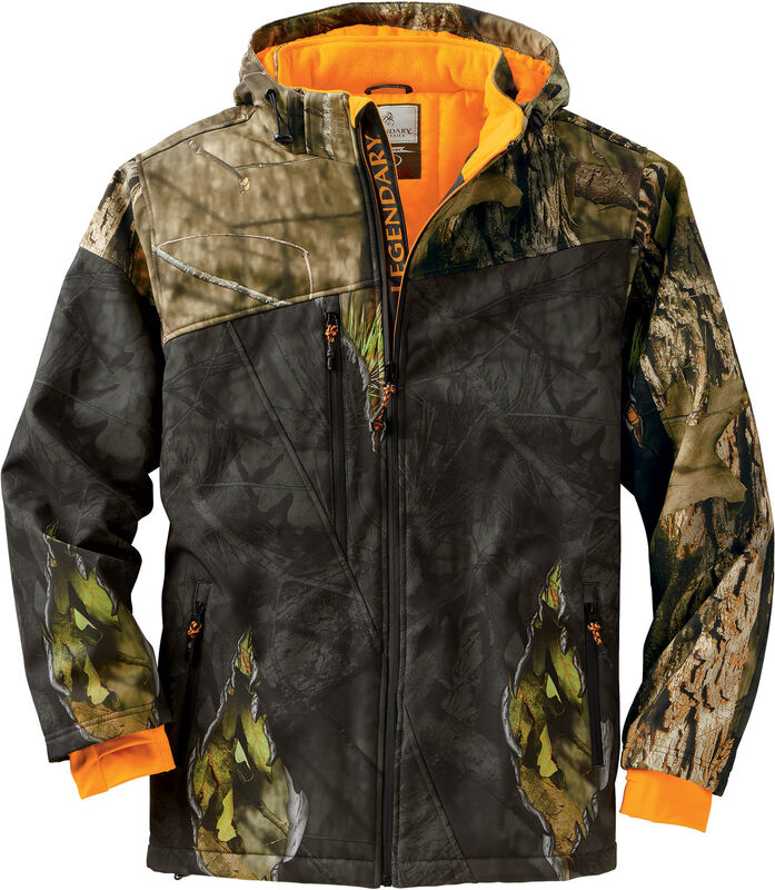 Men's Timber Line Mossy Oak Camo Insulated Softshell Coat image number 0