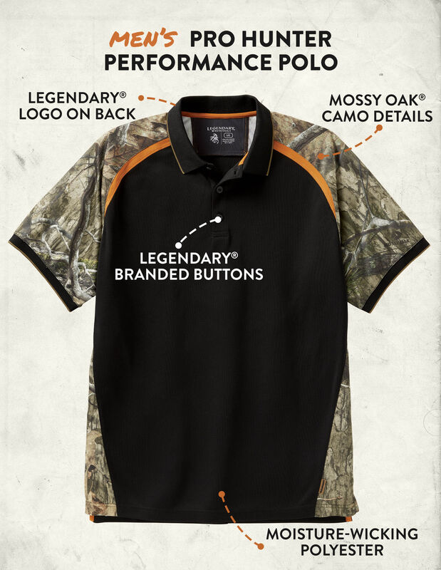 Men's Pro Hunter Performance Polo Shirt image number 5